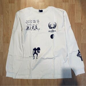 DUMBGOOD KIRA WHITE LONG SLEEVE SHIRT size Medium